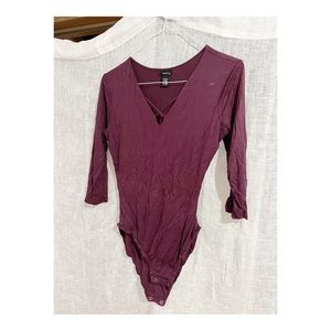 Burgundy BodySuit